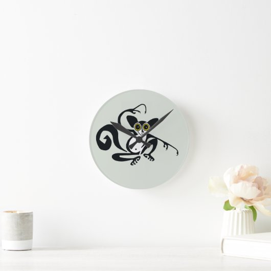 Cool hand getekend AYE-AYE - Wildlife - Primaat - Ronde Klok (Huis)