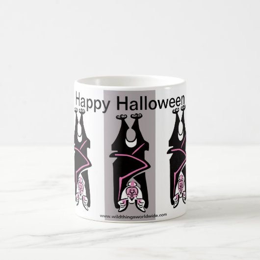 Cool - hand getekend - HAPPY HALLOWEEN - Magische Mok (Center)