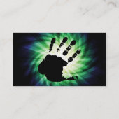 Cool Hand Print; Handafdruk Visitekaartje (Achterkant)