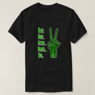 Cool Hand Skelet Art T-shirt