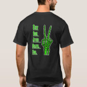 Cool Hand Skelet Art T-shirt (Achterkant)