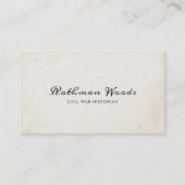 Cool  handgeschreven kalligrafie script visitekaartje (Voorkant)