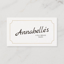 Cool  handgeschreven Script Typografie Visitekaartje