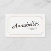 Cool  handgeschreven Script Typografie Visitekaartje (Voorkant)