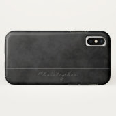 Cool handtekening gevlekt zwart op iPhone X Case-Mate iPhone Case (Achterkant (horizontaal))