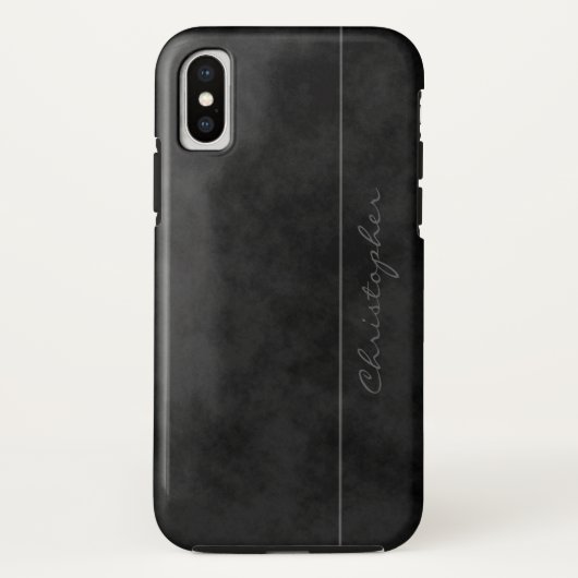 Cool handtekening gevlekt zwart op iPhone X Case-Mate iPhone Case (Achterkant)