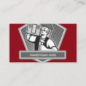 Cool Handyman Construction Visitekaartje (Voorkant)