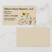 Cool Handyman Services Tools Design Visitekaartje (Voorkant / Achterkant)