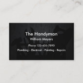 Cool Handyman Theme Visitekaartje (Voorkant)