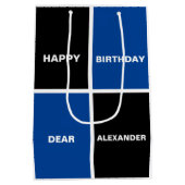 Cool Happy Birthday Medium Cadeauzakje (Achterkant)