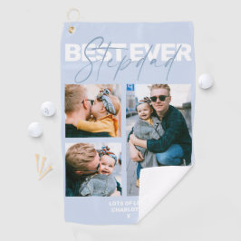 Cool Happy Fathers Day Stepdad 3 Foto Golfhanddoek