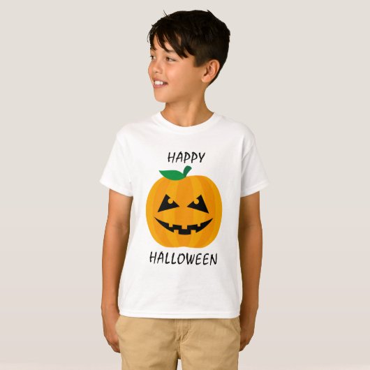 Cool Happy Halloween T-shirt (Voorkant volledig)