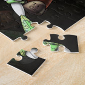 Cool Happy Robot Trio Illustratie Legpuzzel (Zijkant)