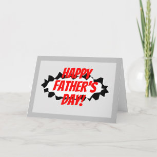 Cool Happy Vaderdag card voor vader of stiefvader Kaart