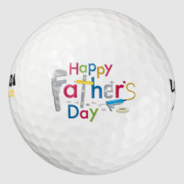 Cool Happy vaderdag golfbal Golfballen