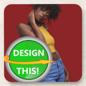 COOL! Hard Plastic onderzetters - Cork rug - set v (Voorkant)