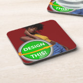 COOL! Hard Plastic onderzetters - Cork rug - set v (Linkerzijde)