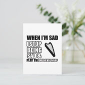 Cool Harp design Briefkaart (Staand voorkant)