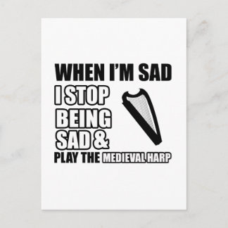 Cool Harp design Briefkaart