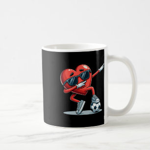 Cool Hart Voetbalspeler Leuke Sporten Grafisch  Koffiemok