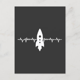 cool hartslag raket Perfecte Verjaardag Briefkaart