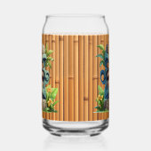 Cool Hawaii tiki hoofd party Blikvorm Glas (Links)