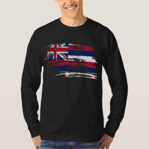 Cool Hawaiian-vlagontwerp T-shirt