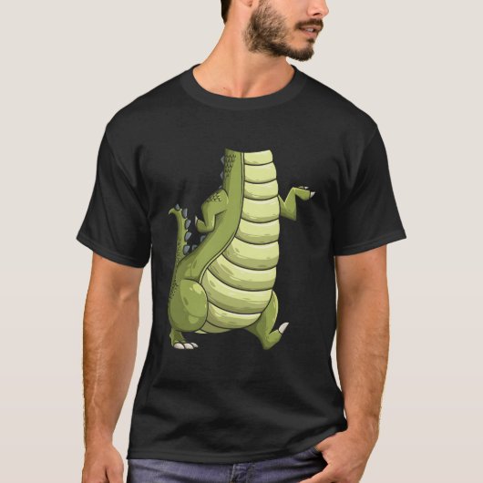Cool Headless Crocodile Halloween Costume Funny La T-shirt (Voorkant)
