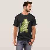 Cool Headless Crocodile Halloween Costume Funny La T-shirt (Voorkant volledig)