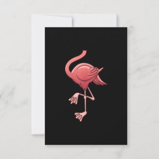 Cool Headless Flamingo Halloween Costume Funny Bedankkaart (Voorkant)