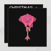Cool Headless Flamingo Halloween Costume Funny Kaart (Voorkant / Achterkant)