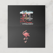 Cool Headless Flamingo Halloween Costume Funny Plaatskaartje (Buitenkant ongevouwen)