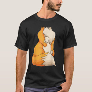 Cool Headless Fox Halloween Kostuum Grappig Luie D T-shirt