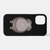 Cool Headless Hippo Halloween Costume Funny Lazy Case-Mate iPhone Case (Achterkant (horizontaal))