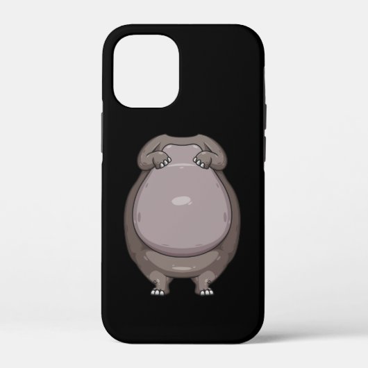 Cool Headless Hippo Halloween Costume Funny Lazy Case-Mate iPhone Case (Achterkant)