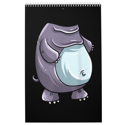 Cool Headless Hippo Halloween Costume Funny Lazy Kalender (Hoes)