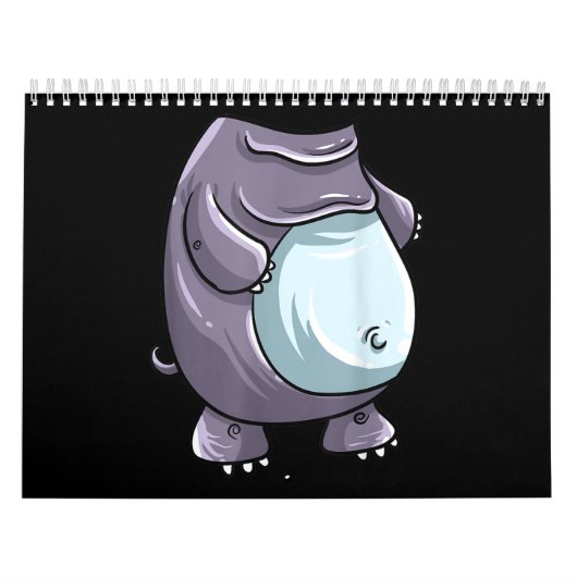 Cool Headless Hippo Halloween Costume Funny Lazy Kalender (Hoes)
