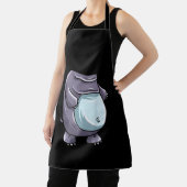 Cool Headless Hippo Halloween Costume Funny Lazy Schort (Insitu)