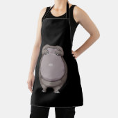 Cool Headless Hippo Halloween Costume Funny Lazy Schort (Insitu)
