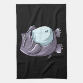 Cool Headless Hippo Halloween Costume Funny Lazy Theedoek (Verticaal)
