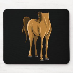 Cool Headless Paard Halloween Kostuum Grappig Lazy Muismat