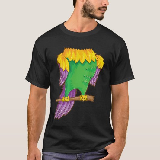 Cool Headless Parrot Halloween Costume Funny Lazy T-shirt (Voorkant)