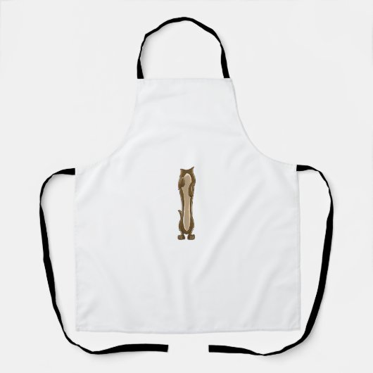 Cool Headless Teckel Grappig Luie Halloween Kosten Schort (Voorkant)