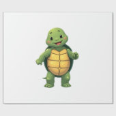 Cool Headless Turtle Halloween Costume _ Funny Laz Cadeaupapier (Vlak)