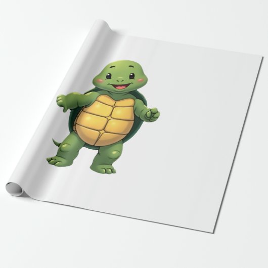Cool Headless Turtle Halloween Costume _ Funny Laz Cadeaupapier (Uitgerold)