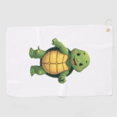 Cool Headless Turtle Halloween Kostuum _ Funny Laz Golfhanddoek (Horizontaal)