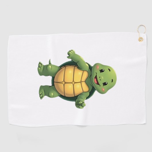 Cool Headless Turtle Halloween Kostuum _ Funny Laz Golfhanddoek (Horizontaal)