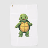 Cool Headless Turtle Halloween Kostuum _ Funny Laz Golfhanddoek (Voorkant)