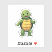 Cool Headless Turtle Halloween Kostuum _ Funny Laz Sticker (Vel)