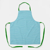Cool Hearts Blue Chef Baker Womens Schort (Voorkant)